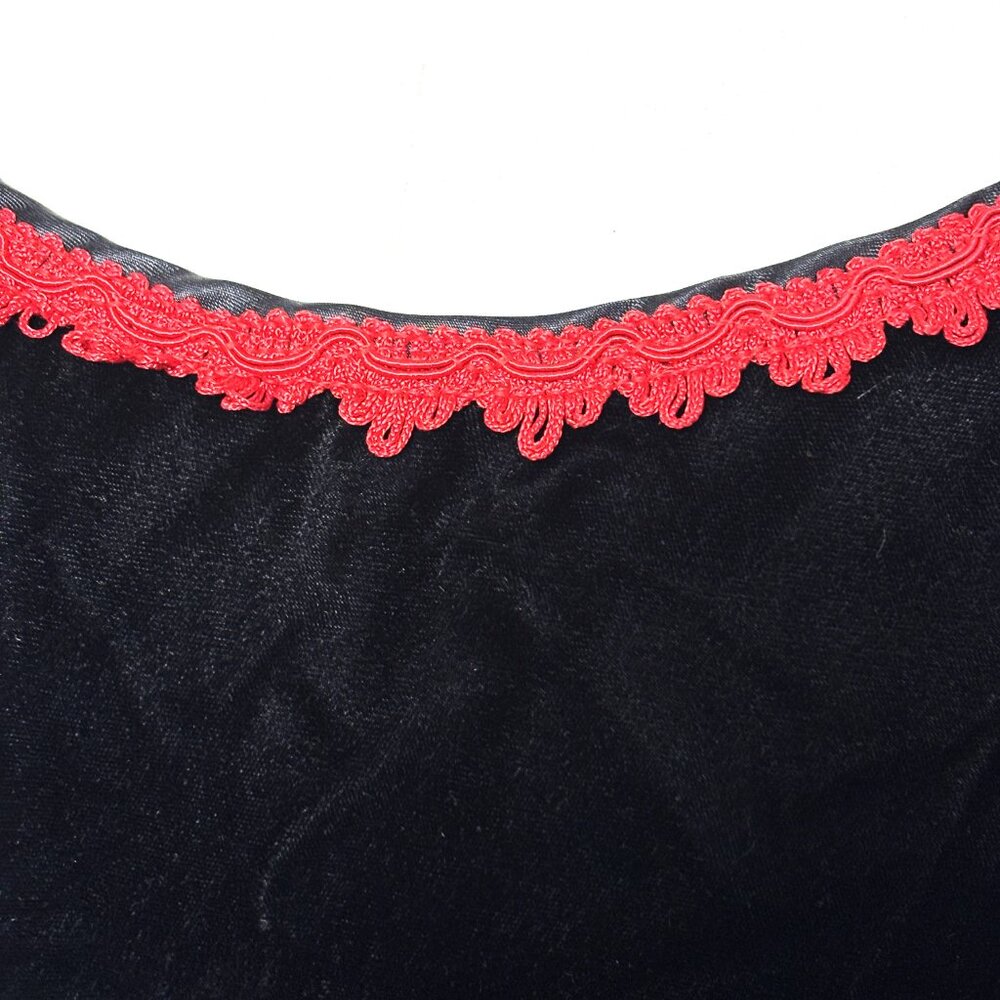 SDL Renaissance Medieval Black Velvet Vest EUC Large - Picture 4 of 15